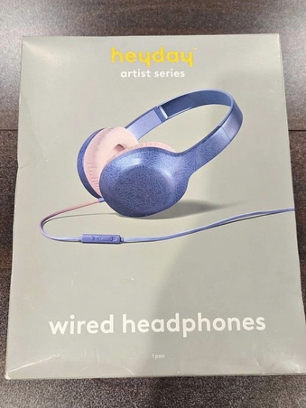 heyday Artist Series Wired Over-Ear Headphones Wired On-Ear Headphones in Blue &